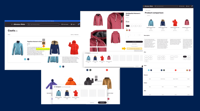 Creating Product Comparison Pages